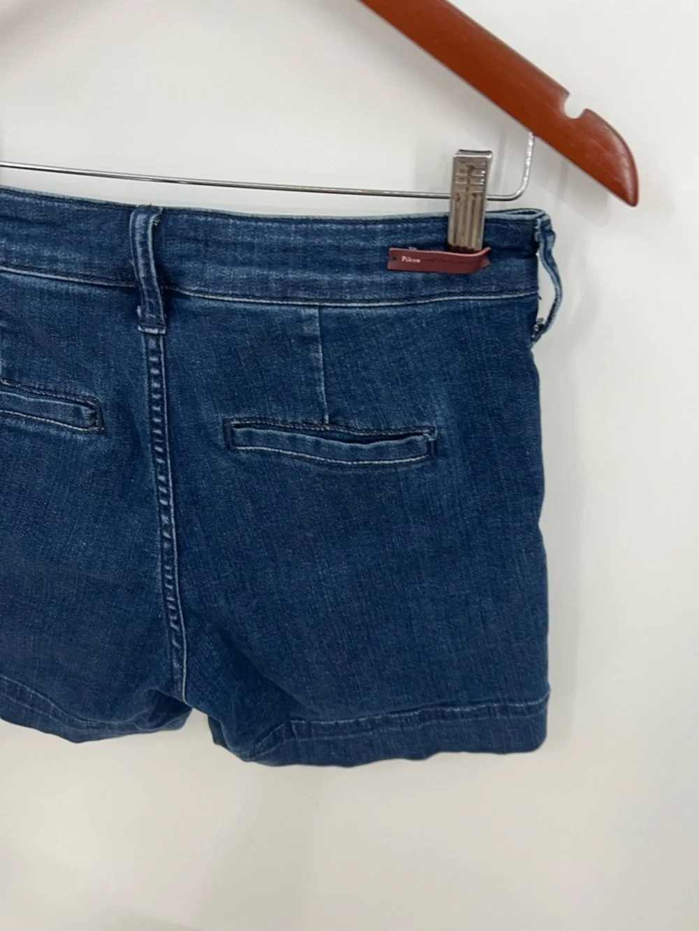 Anthropologie Pilcro & the Letterpress Women’s Dark Blue Denim Shorts - Picture 5 of 8